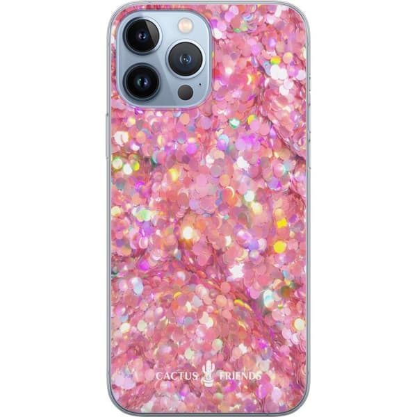 Kompatibelt Mobildeksel til Apple iPhone 13 Pro Max Kaktus og venner – PinkGlitter
