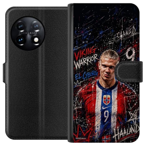 Kompatibel Tegnebogsetui til OnePlus 11 Erling Haaland graffiti