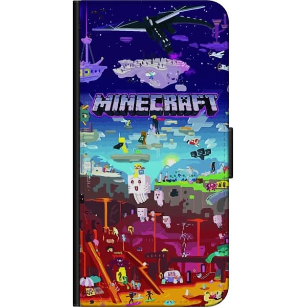 Kompatibel Tegnebogsetui til Motorola Moto G9 Play MineCraft