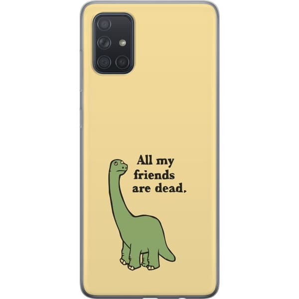 Kompatibelt Mobildeksel til Samsung Galaxy A71 Dinosaurar