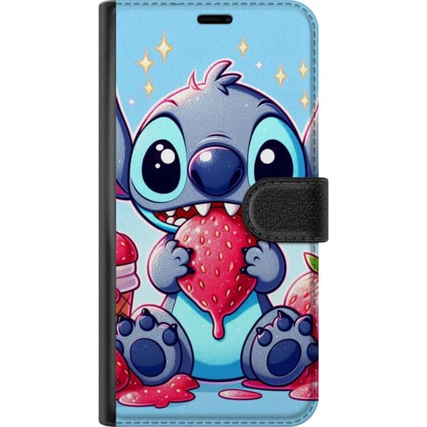 Kompatibel Tegnebogsetui til Apple iPhone 12 Pro  Stitch jordbær