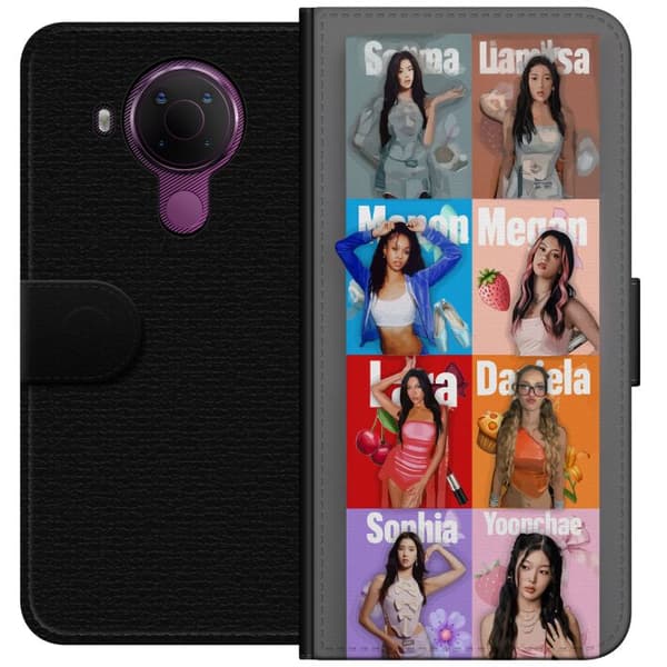 Kompatibel Tegnebogsetui til Nokia 5.4 KATSEYE