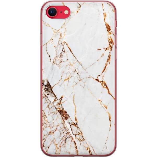 Kompatibelt Mobilskal till Apple iPhone SE (2020) Golden Veins