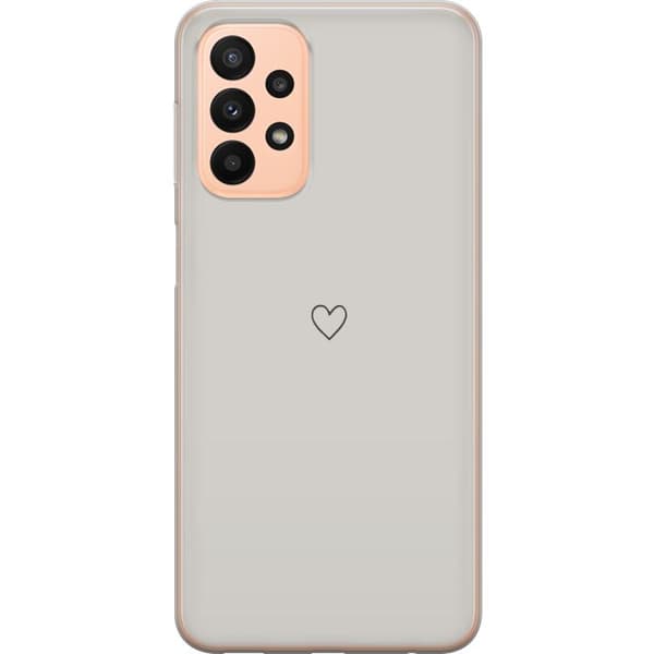 Kompatibelt Mobilskal till Samsung Galaxy A23 Hjärta