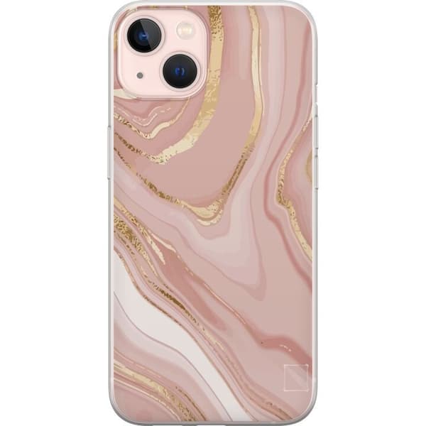 Kompatibelt Mobildeksel til Apple iPhone 13 Marmor Rosa