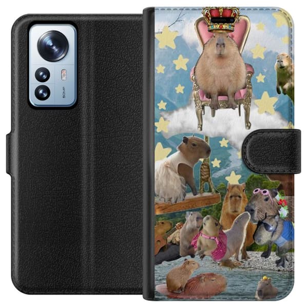 Kompatibel Tegnebogsetui til Xiaomi 12 Pro Capybara
