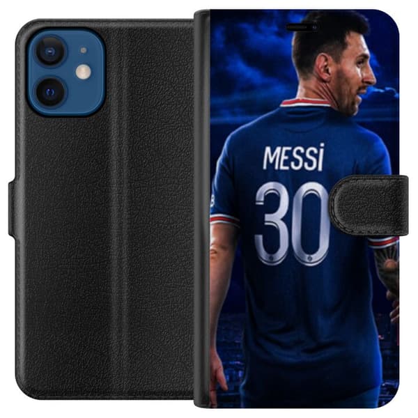 Kompatibel Tegnebogsetui til Apple iPhone 12 mini Lionel Messi