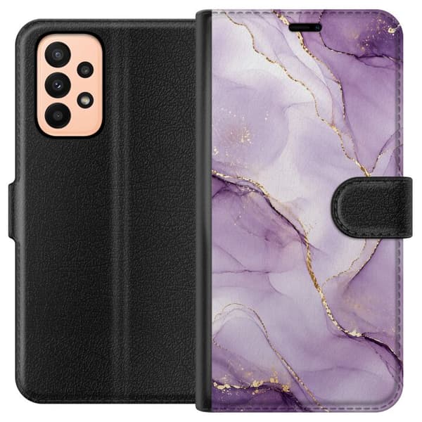 Kompatibelt Plånboksfodral till Samsung Galaxy A23 Lilac Luxe
