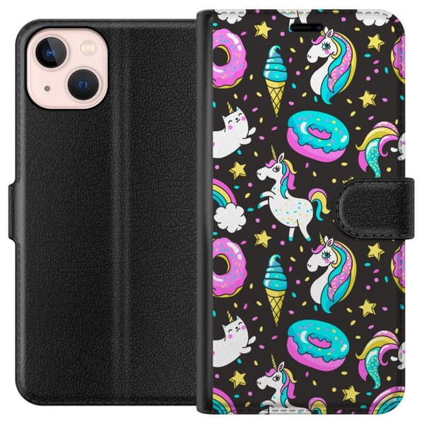 Kompatibelt Plånboksfodral till Apple iPhone 13 mini Unicorn