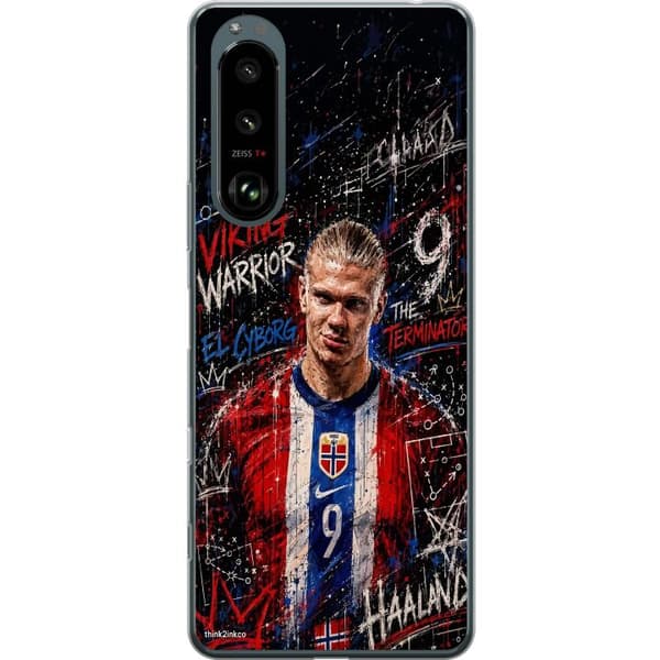 Kompatibelt Mobildeksel til Sony Xperia 5 III Erling Haaland graffiti
