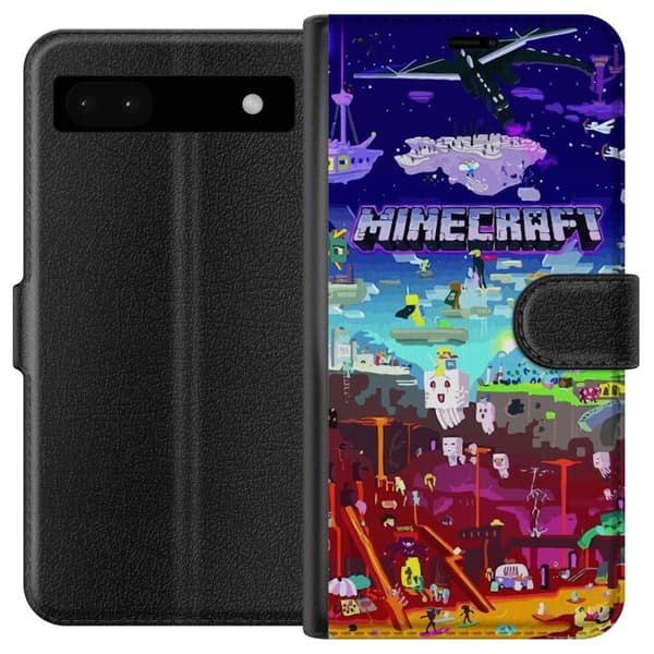 Yhteensopiva Lompakkokotelo Google Pixel 6a Minecraft