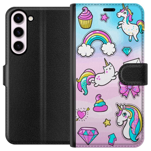 Kompatibel Tegnebogsetui til Samsung Galaxy S23+ Unicorn