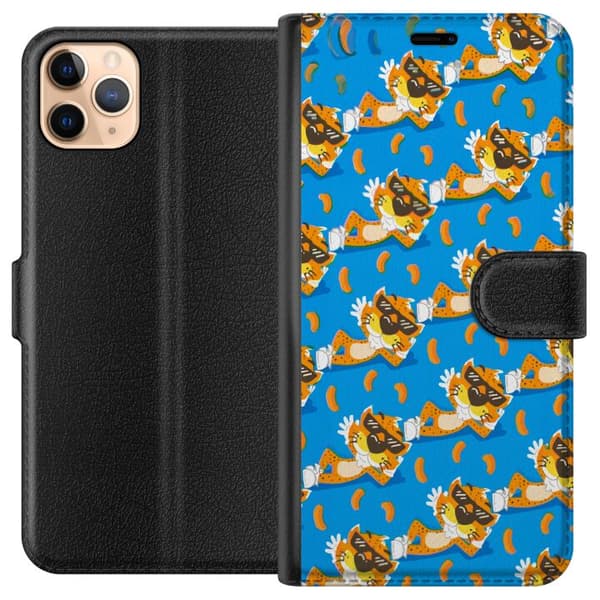 Kompatibel Tegnebogsetui til Apple iPhone 11 Pro Max Legende Chester Cheetah-design