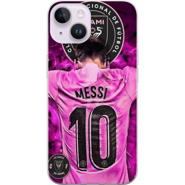 Kompatibelt Mobilskal till Apple iPhone 14 Lionel Messi (Inter Miami CF)