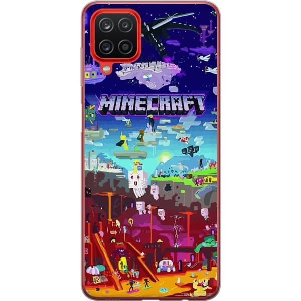 Kompatibelt Mobildeksel til Samsung Galaxy A12 MineCraft