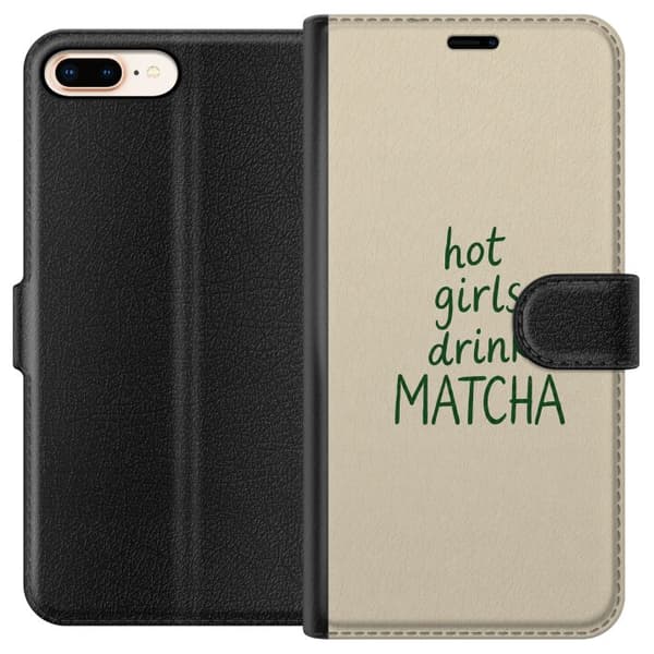 Yhteensopiva Lompakkokotelo Apple iPhone 8 Plus Matcha Klubi