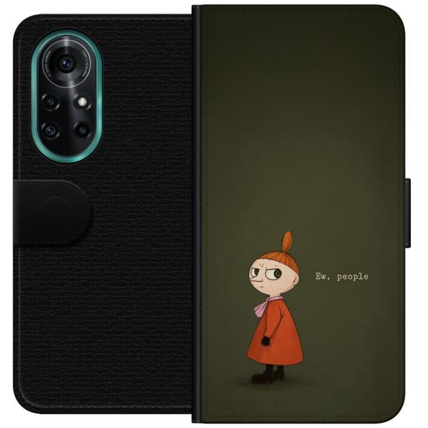Kompatibel Tegnebogsetui til Huawei nova 8 Pro Tecknad flicka med citat