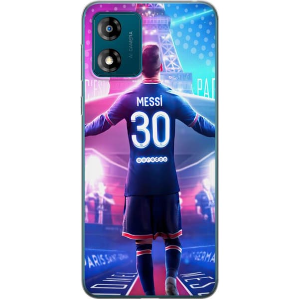 Kompatibelt Mobildeksel til Motorola Moto E13 Messi