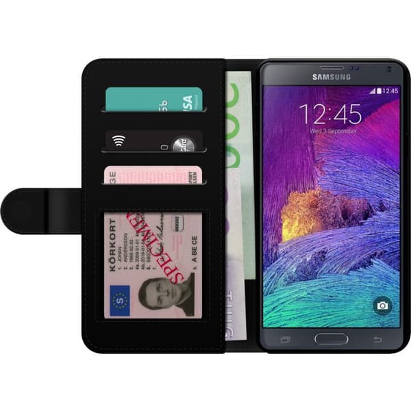 Kompatibel Tegnebogsetui til Samsung Galaxy Note 4 BTS
