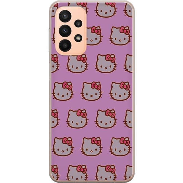 Yhteensopiva Puhelinkuori Samsung Galaxy A23 Hello Kitty