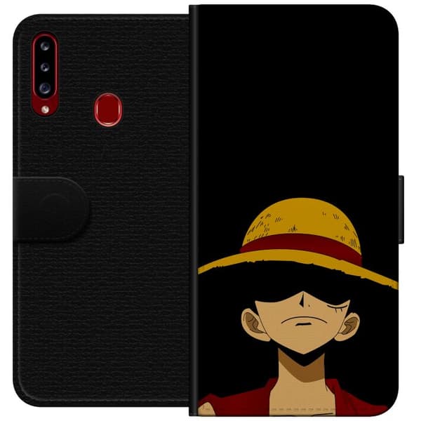 Kompatibelt Plånboksfodral till Samsung Galaxy A20s Anime