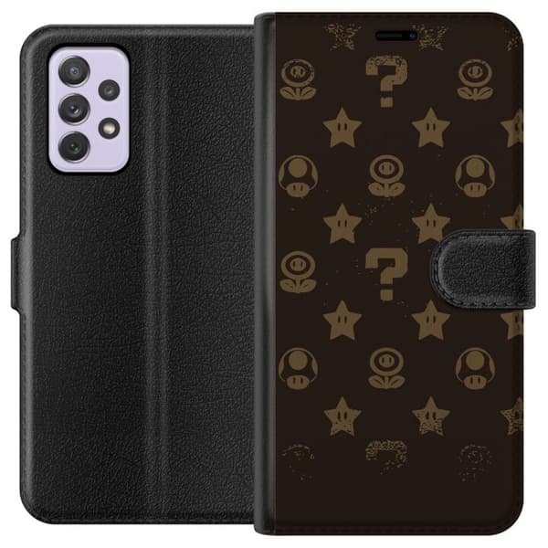 Kompatibelt Plånboksfodral till Samsung Galaxy A52s 5G Super Mario Bros