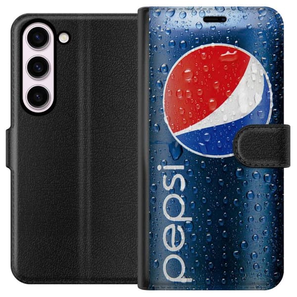 Kompatibel Tegnebogsetui til Samsung Galaxy S23 Pepsi Can