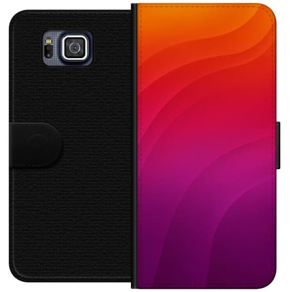 Kompatibel Tegnebogsetui til Samsung Galaxy Alpha Sunset Waves