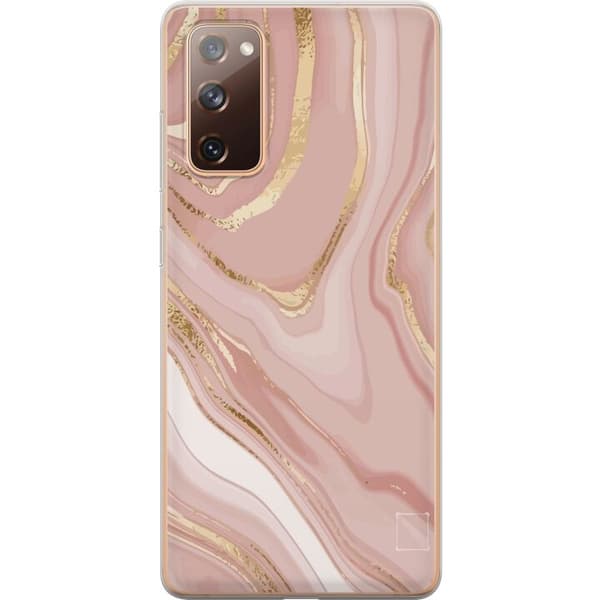 Kompatibelt Mobildeksel til Samsung Galaxy S20 FE Marmor Rosa