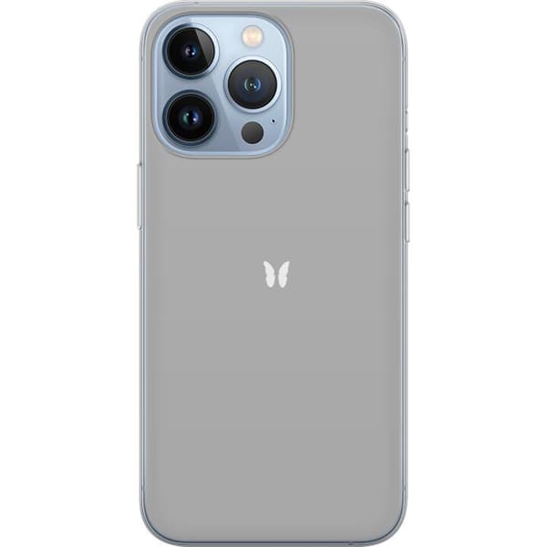 Kompatibelt Mobildeksel til Apple iPhone 13 Pro Grå Sommerfugl