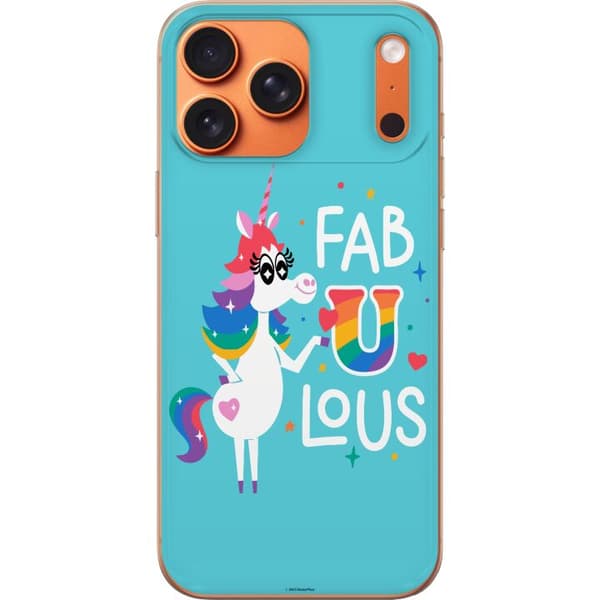Kompatibelt Mobilskal till Apple iPhone 17 Pro Max Regnbågsenhörning