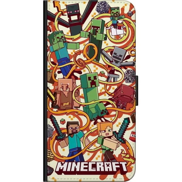 Kompatibelt Plånboksfodral till Samsung Galaxy A20s Minecraft