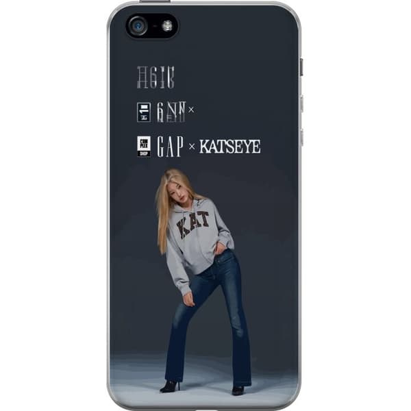 Yhteensopiva Puhelinkuori Apple iPhone 5 KATSEYE blond modebild
