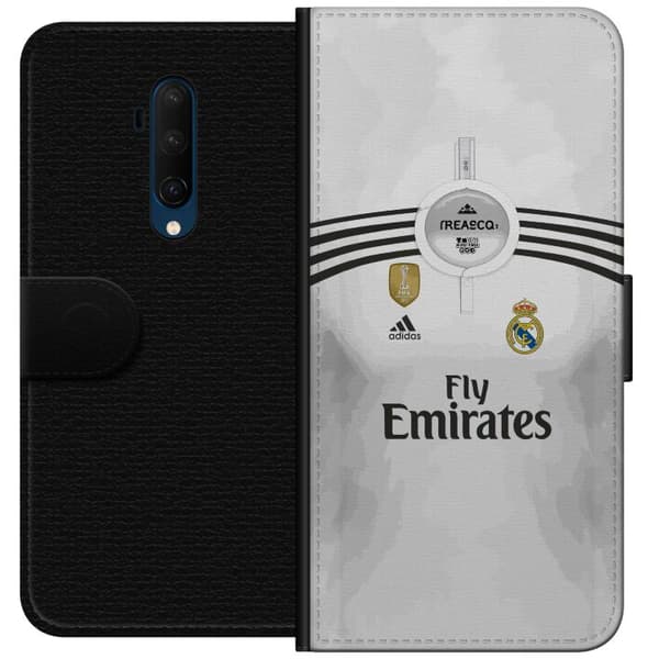Kompatibel Tegnebogsetui til OnePlus 7T Pro Vit fotbollströja