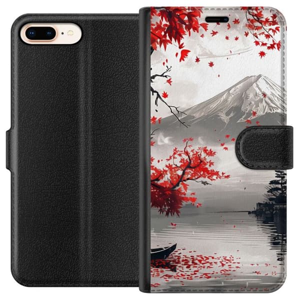 Kompatibel Tegnebogsetui til Apple iPhone 8 Plus Tokyos efterår