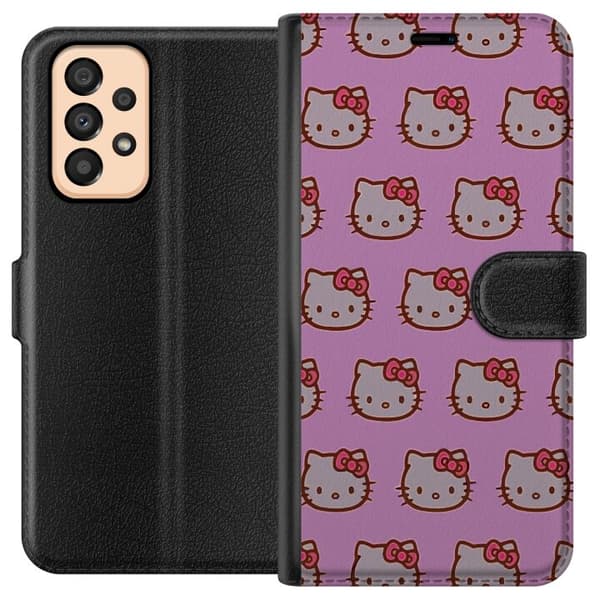 Yhteensopiva Lompakkokotelo Samsung Galaxy A33 5G Hello Kitty