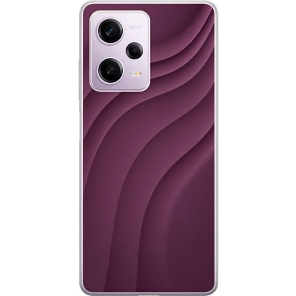 Kompatibelt Mobildeksel til Xiaomi Redmi Note 12 Pro Plommebevegelse