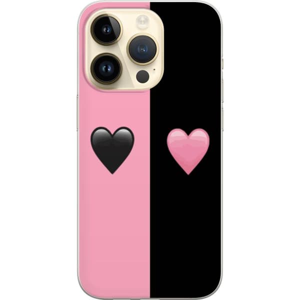 Kompatibelt Mobilskal till Apple iPhone 14 Pro Hjärtan