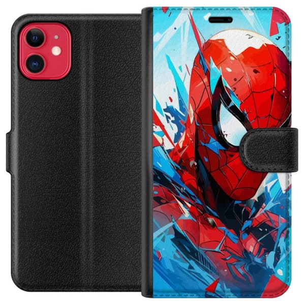 Kompatibelt Plånboksfodral till Apple iPhone 11 Spiderman