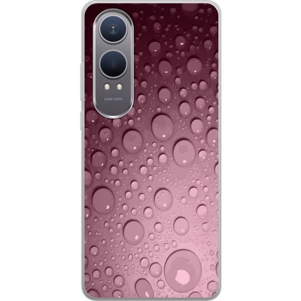 Kompatibelt Mobildeksel til OnePlus Nord CE4 Lite Rosa vattendroppar