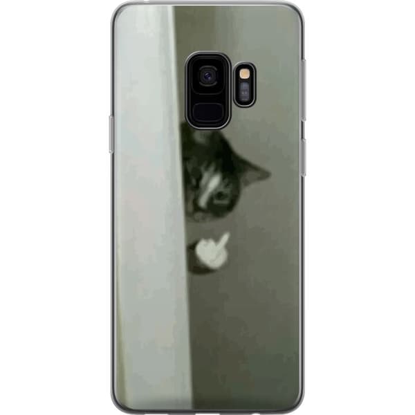 Kompatibelt Mobildeksel til Samsung Galaxy S9 HAHA Katt