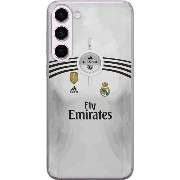 Kompatibelt Mobildeksel til Samsung Galaxy S23+ Vit fotbollströja
