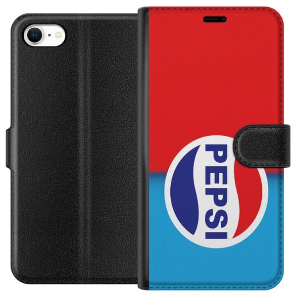 Kompatibel Tegnebogsetui til Apple iPhone 6s Ikonisk Pepsi-design