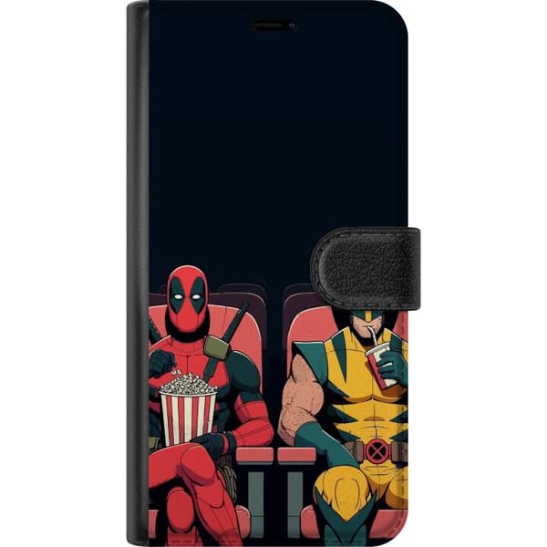 Kompatibelt Plånboksfodral till Samsung Galaxy S21 Deadpool & Wolverine