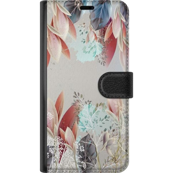 Kompatibel Tegnebogsetui til Samsung Galaxy S21 Blomster