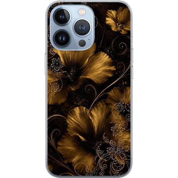 Kompatibelt Mobilskal till Apple iPhone 13 Pro Golden Bloom