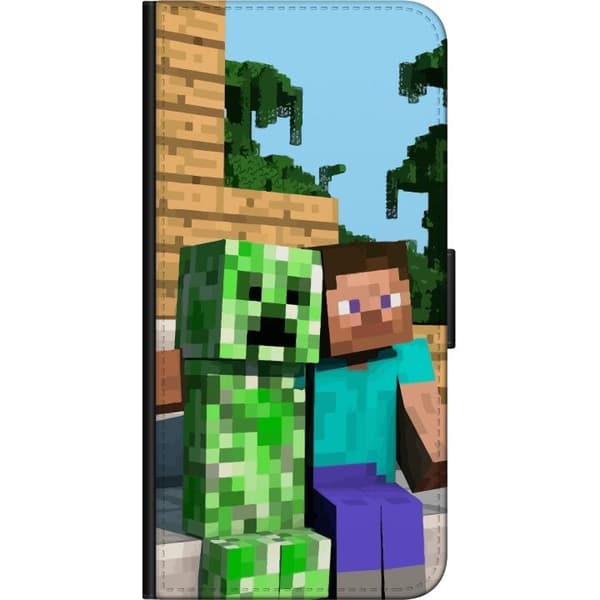 Kompatibel Tegnebogsetui til Motorola Moto G9 Play MineCraft
