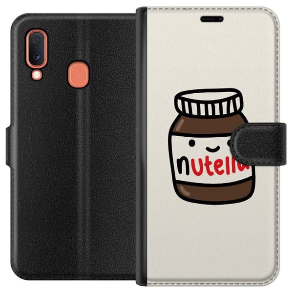 Kompatibelt Lommeboketui til Samsung Galaxy A20e Nutella
