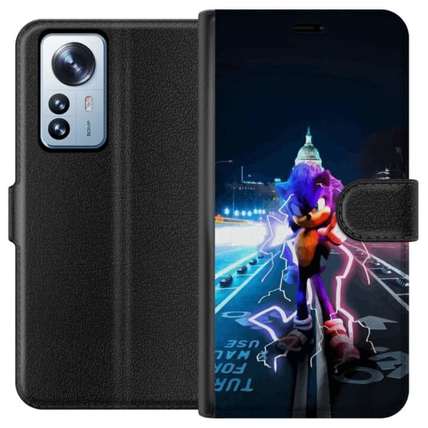 Kompatibel Tegnebogsetui til Xiaomi 12 Pro Sonic the Hedgehog
