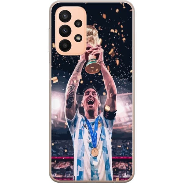 Yhteensopiva Puhelinkuori Samsung Galaxy A23 Messi